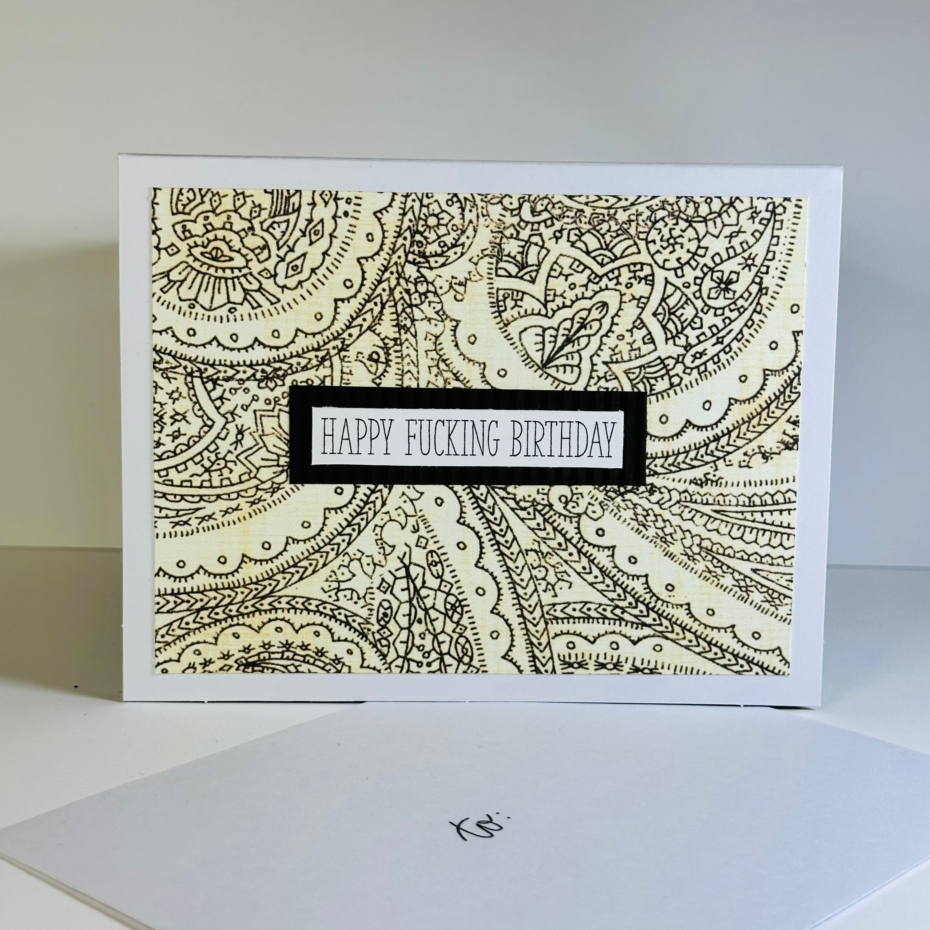 CARD - HAPPY FUCKING BIRTHDAY