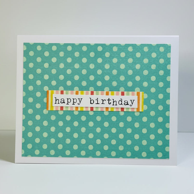 CARD - HAPPY BIRTHDAY