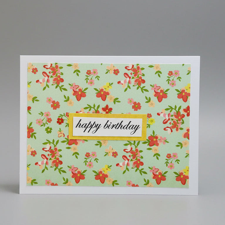 CARD - HAPPY BIRTHDAY