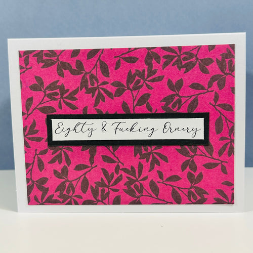 CARD - DECADE - EIGHTY