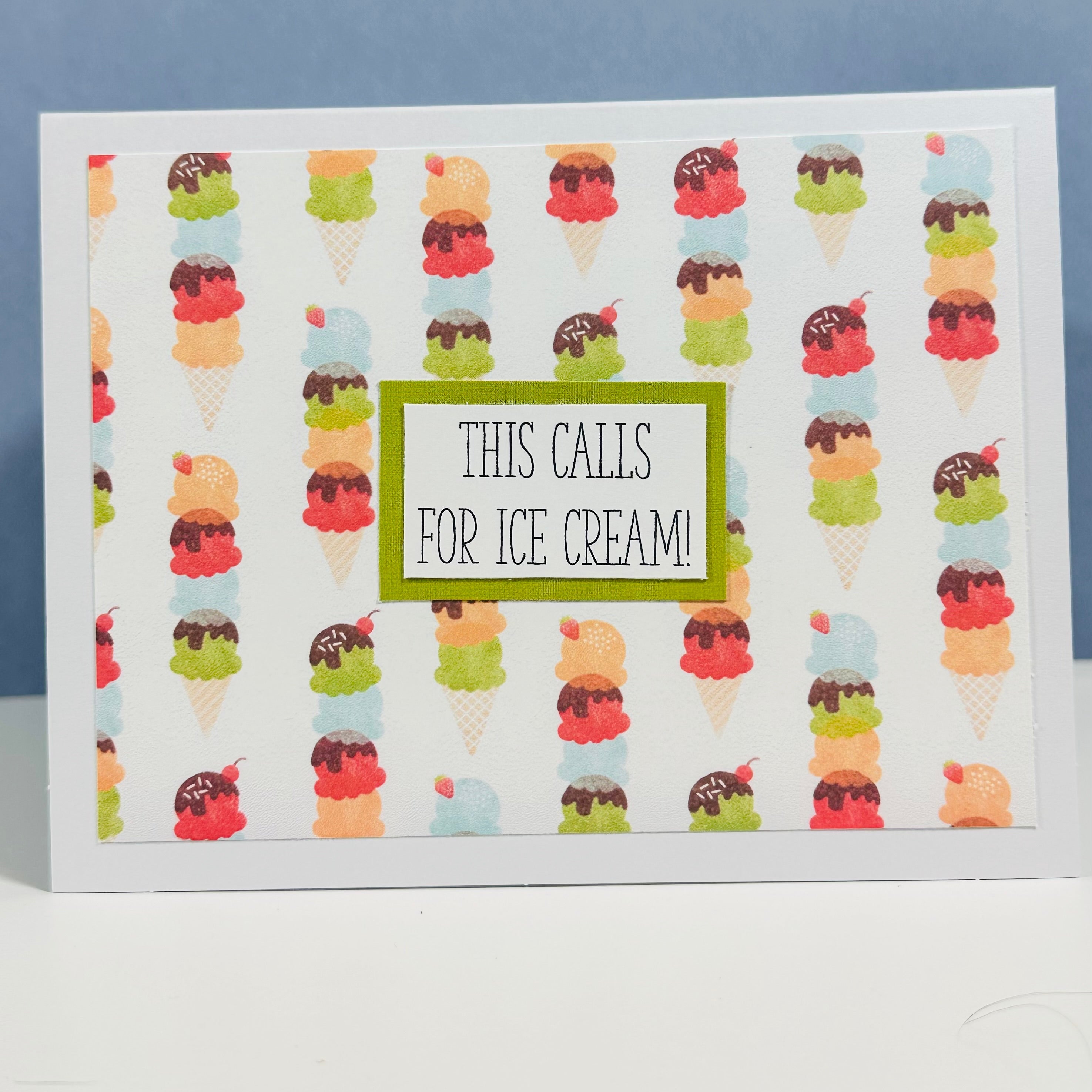 CARD - THIS CALLS FOR...