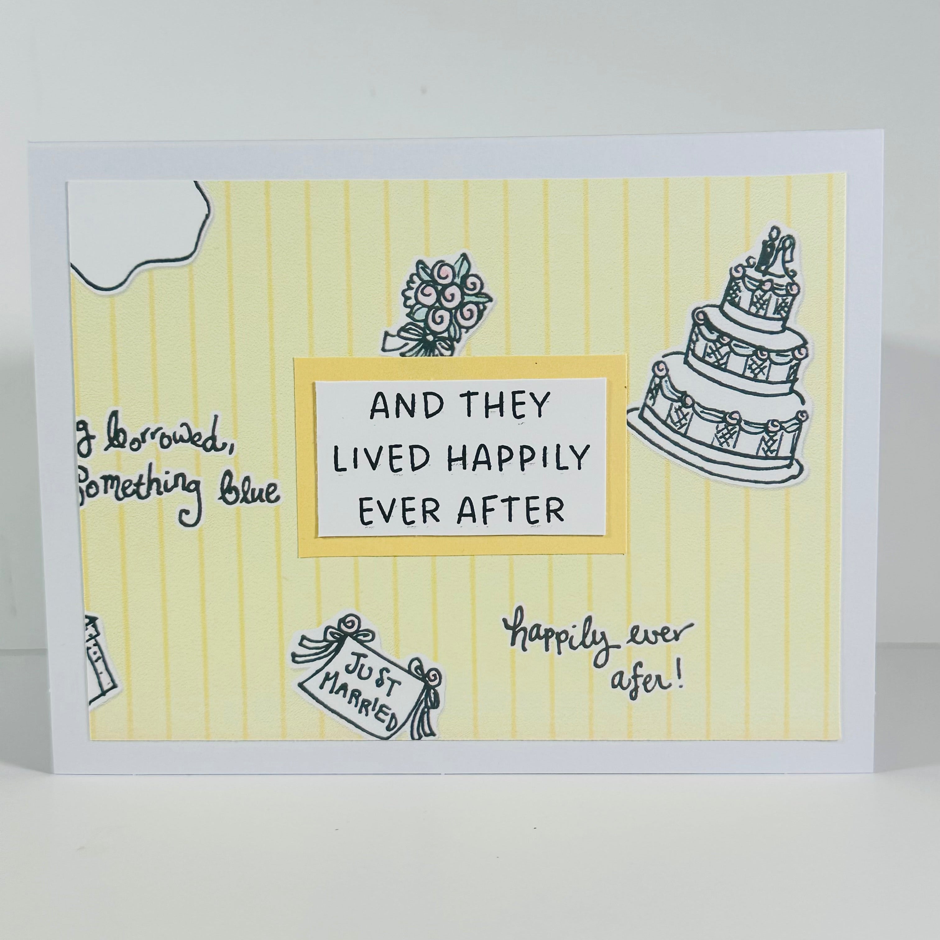 CARD - AND THEY LIVED HAPPILY EVER AFTER