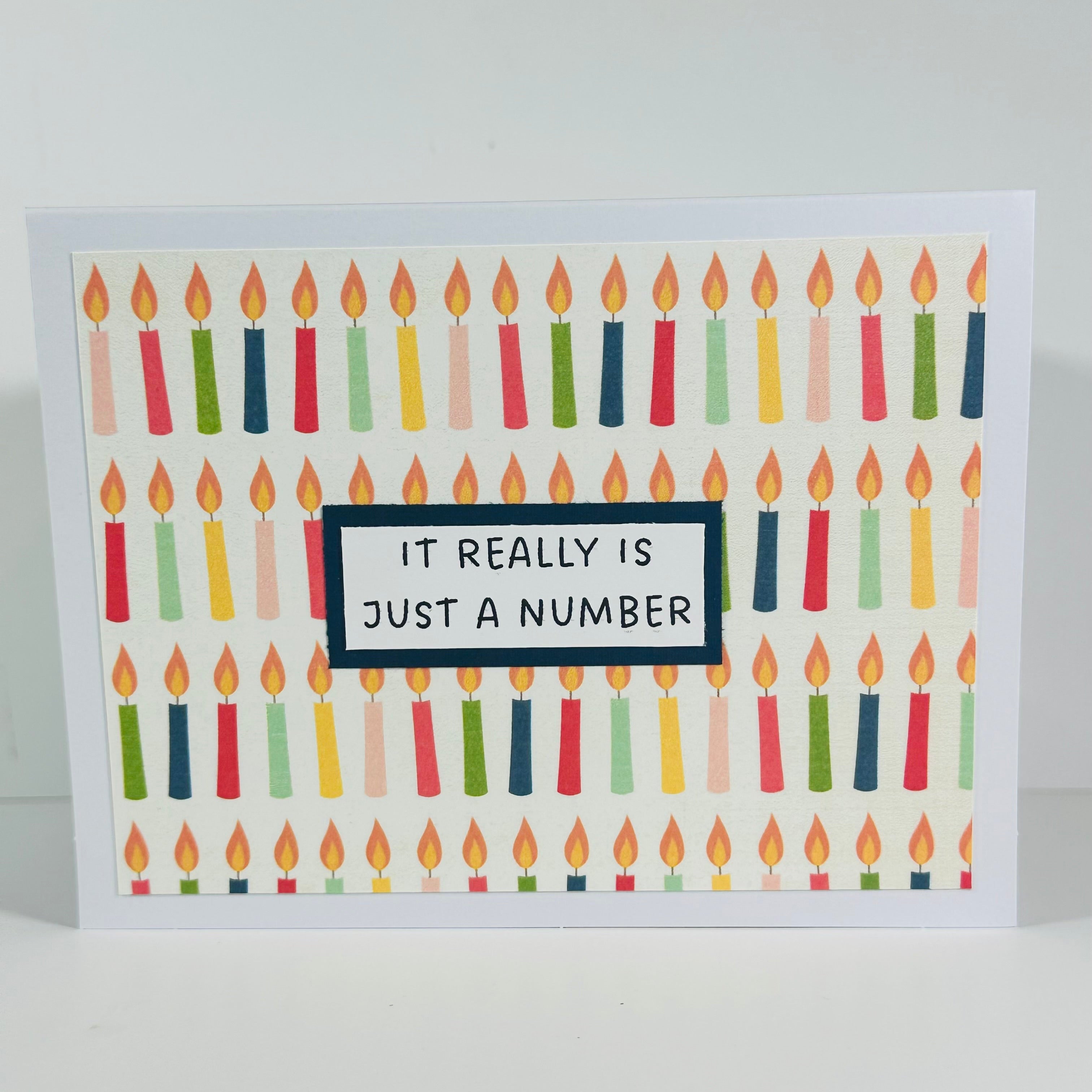 CARD - IT REALLY IS JUST A NUMBER